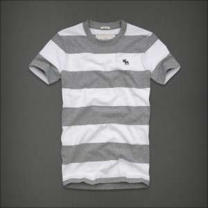 Abercrombie & FitchT shirt Muscle Fit M,L,XL Stripe NWT  