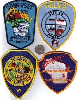 WISCONSIN POLICE DEPARTMENT PATCH SOMERSET APPLE RIVER  