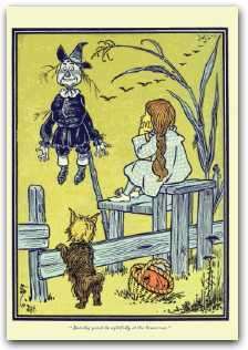 1900 Wizard of Oz   1st Edition Color Plates Book on CD  