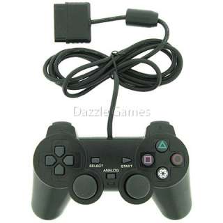 Black Game Controller Pad for Sony Playstation 2 PS2  