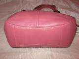   198 CHELSEA LEATHER GINGER BEET SMALL DOMED TOTE BAG HANDBAG PURSE