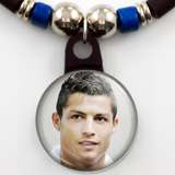Cristiano Ronaldo Real Madrid Image Necklace, NEW  