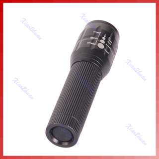 3W CREE LED Adjustable Focus Zoom 3 Modes Flashlight Torch Camping 