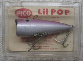 fishing lure pico lil pop New Old Stock Barn Find PICO Lil Pop LP24S 