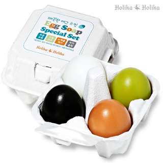 Holika Holika Egg Soap 4 Type SET 50g*4  