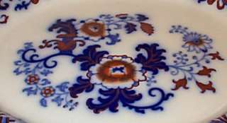 Flow Blue Royal Doulton Large Platter  