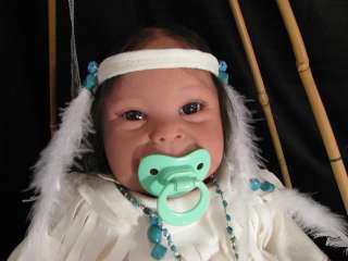 Aiyana began as Sandy sculpt. She an Native American baby girl.