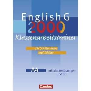 English G 2000. Ausgabe A 4. Klassenarbeitstrainer. Mit 