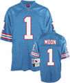 Warren Moon Houston Oilers Light Blue NFL Premier 1990 Throwback 