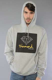 Diamond Supply Co. The OG Sign Hoody in Grey  Karmaloop   Global 