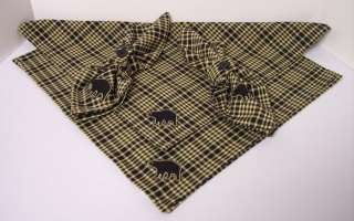 Victorian Heart 6 Cloth Napkins and Rings Bear Chase  