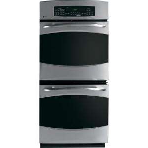 GE Profile 27 in. Electric Convection Double Wall Oven in Stainless 