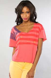 Hurley The Flagship Crop Tee in Swedish Red  Karmaloop   Global 