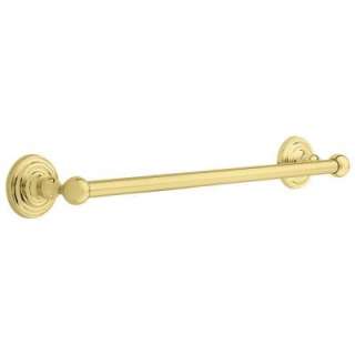 Delta Greenwich 18 In. Towel Bar in Polished Brass 138267 at The Home 