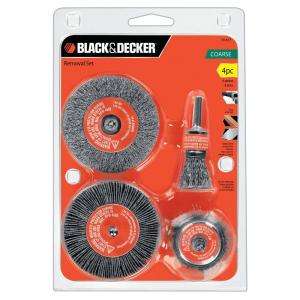 BLACK & DECKER 4 Piece Wire Wheel Starter Kit 70 617 