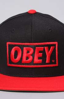 Obey The Original Cap in Black Red  Karmaloop   Global Concrete 