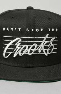 Crooks and Castles The Vintage Sport Snapback Cap in Black  Karmaloop 