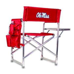 Picnic Time Sports Chair   Red Embroidered (U of Mississippi Rebels 
