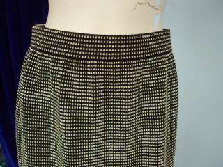 St John Knit COLLECTION Brown Gold SEXY SKIRT SIZE 6 8  