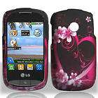   BLUE IMPACT HARD SOFT CASE COVER KICKSTAND FOR LG 800G PHONE ACCESSORY