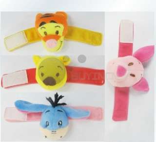 Baby infant Soft Toys Disney the pooh Wrist Watch Rattles tigger 