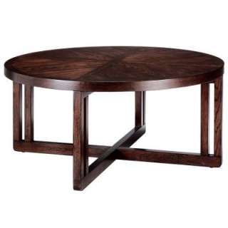   Sable Brown Lombard Round Coffee Table 0414900820 