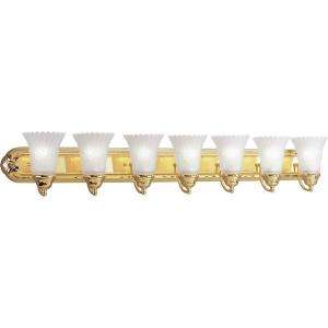   Lighting Montgomery Collection Polished Brass 7 light Vanity Fixture