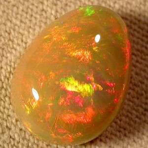 3ct.SOLID WELO OPAL~BLAZING RED ORANGE/GOLD FIRE~NR  