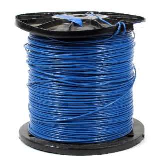 2500 #12 Gauge Type THHN Blue Solid Copper Wire  