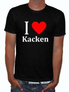 love Kacken FuN HERZ IcH LIEBE KuLt PARTY Club like Sprüche Tee T 