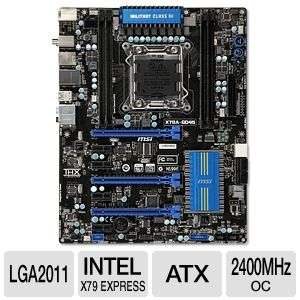 MSI X79A GD45 Intel X79 Motherboard   ATX, Socket R (LGA211), Intel 