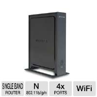 Netgear WNR2000 Wireless N Router (Recertified) 300Mbps, 802.11n, 4 
