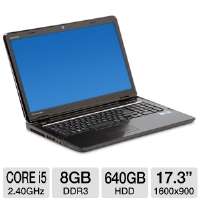 Dell Inspiron 17R N7110 Refurbished Notebook PC   Intel Core i5 2430M 