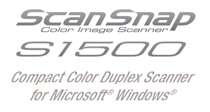 Fujitsu ScanSnap S1500 Sheetfed Document Scanner   600 x 600 DPI, 50 