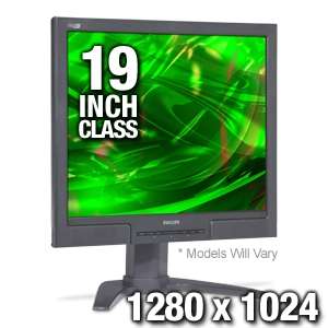 Philips 19 LCD Monitor   1280x1024, 7001, 8ms, 60Hz, VGA, DVI, USB 