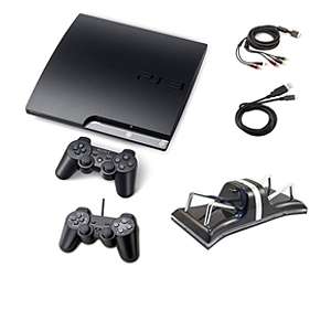 Sony PlayStation 3/PS3 Slim 160GB Console and a Wireless DualShock 3 
