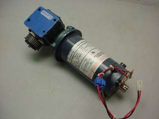HILL VARIABLE SPEED 1/4 HP DC MOTOR W/GEARBOX 90VDC  