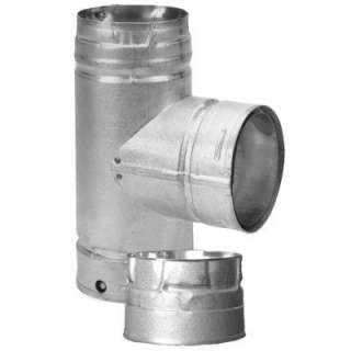 DuraVent 4 In. Diameter Pellet Vent Tee With Clean Out Cap 3167 at The 