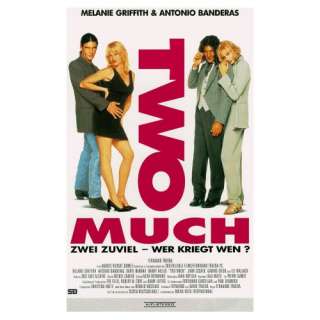 Two Much [VHS] Melanie Griffith, Antonio Banderas, Daryl Hannah 