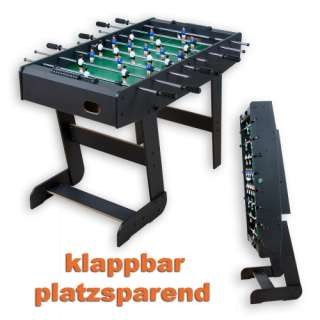   Tischkicker Kicker Klappkicker Black 4048821553516  