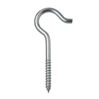   #10 Zinc Plated Steel Screw Hooks (50 Pack) 14692 