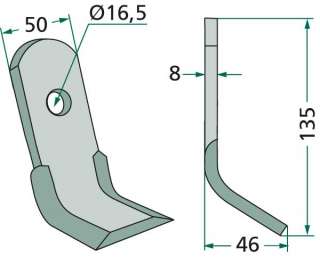 Messer / Humus Mulcher, 22492376  