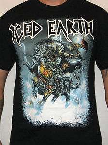 ICED EARTH (stormrider) Mens Album Cover T Shirt  