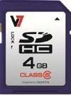 V7 SDHC Card 4GB Speicherkarte, Class 6  Computer 