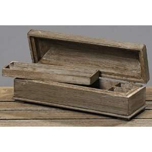 Stiftebox Stifte Holzbox Stiftehalter Mango Holz   L26cm  