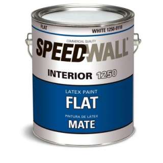 Speedwall 1 Gal. Flat Interior Ceiling Paint 1250 1220V 01 at The Home 