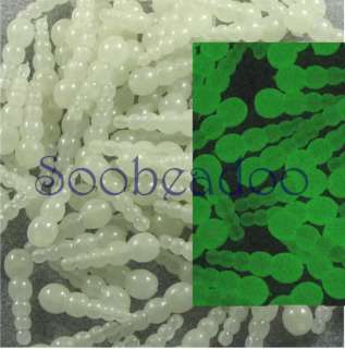 200 Glow in Dark Stacking Beads 19mm x 6mm  