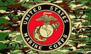 x5 US MARINE CORPS CAMOUFLAGE FLAG CAMO NEW USMC 3X5  