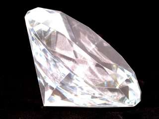 Glasdiamant KLAR Glasdiamanten Diamant Glas Deko 12cm  