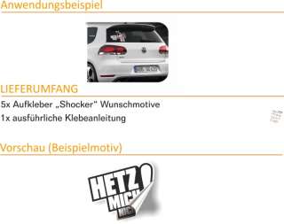 E185 Shocker DUB OEM Aufkleber Sticker AUTO VW GOLF GTI AUDI BMW 